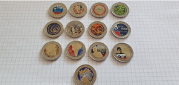 2 € COLORISEES SLOVENIE DIVERSES ANNEES - Eslovenia