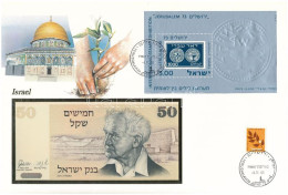 Izrael 1978. 50S Felbélyegzett Borítékban, Bélyegzéssel T:UNC Israel 1978. 50 Sheqalim In Envelope With Stamp And Cancel - Ohne Zuordnung