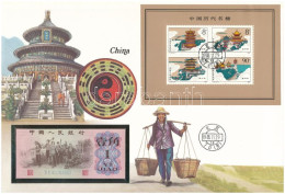 Kína 1962. 1J Felbélyegzett Borítékban, Bélyegzéssel T:UNC  China 1962. 1 Jiao In Envelope With Stamp And Cancellation C - Ohne Zuordnung
