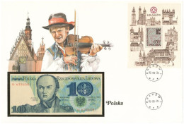 Lengyelország 1982. 10Zl Felbélyegzett Borítékban, Bélyegzéssel T:UNC Poland 1982. 10 Zlotych In Envelope With Stamp And - Zonder Classificatie