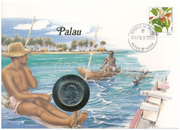 Amerikai Egyesült Államok / Palau 1987. 25c Felbélyegzett Borítékban, Bélyegzéssel, Német Nyelvű Leírással T:AU  USA / P - Ohne Zuordnung
