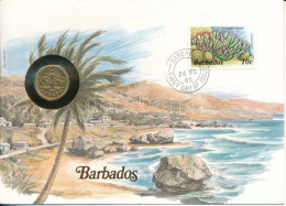 Barbados 1973. 5c Felbélyegzett Borítékban, Bélyegzéssel T:UNC Barbados 1973. 5 Cents In Envelope With Stamp And Cancell - Non Classés