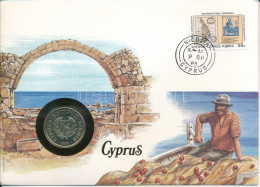 Ciprus 1983. 20c Felbélyegzett Borítékban Bélyegzéssel T:UNC Cyprus 1983. 20 Cents In Coin Envelope With Stamp And Cance - Ohne Zuordnung