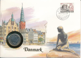 Dánia 1985. 1K Felbélyegzett Borítékban, Bélyegzéssel T:UNC Denmark 1985. 1 Krone In Envelope With Stamp And Cancellatio - Non Classés