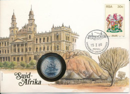 Dél-Afrika 1984. 50c Ni, Felbélyegzett Borítékban, Alkalmi Bélyegzéssel, Német Nyelvű Leírással T:UNC  South Africa 1984 - Ohne Zuordnung