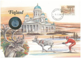 Finnország 1979. 1p Felbélyegzett Borítékban, Bélyegzéssel, Német Nyelvű Leírással T:UNC  Finland 1979. 1 Penni In Envel - Non Classés