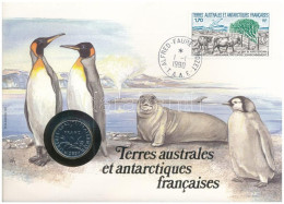 Francia Déli és Antarktiszi Területek Felbélyegzett Borítékban, Bélyegzéssel, Német Nyelvű Tájékoztatóval, Benne Francia - Non Classés