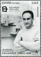 726347 MNH ESPAÑA 2024 EFEMÉRIDES. 100 AÑOS DEL NACIMIENTO DE EDUARDO CHILLIDA. - Unused Stamps