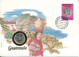 Guatemala 1981. 10c Felbélyegzett Borítékban, Bélyegzéssel T:UNC Guatemala 1981. 10 Centavos In Envelope With Stamp And  - Non Classés