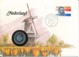 Hollandia 1980. 1G Ni Felbélyegzett Borítékban, Bélyegzéssel T:UNC Netherlands 1980. 1 Gulden Ni In Envelope With Stamp, - Non Classés