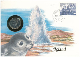 Izland 1984. 5K Felbélyegzett Borítékban, Bélyegzéssel T:UNC Iceland 1984. 5 Kronur In Envelope With Stamp And Cancellat - Non Classés