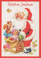 BABBO NATALE Natale Vintage Cartolina CPSM #PAJ513.A - Kerstman