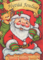 BABBO NATALE Natale Vintage Cartolina CPSMPF #PAJ403.A - Kerstman