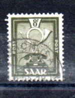 SARRE - SAAR - 1951 - COMMUNICATION - TELEPHONE  - Used - Oblitéré - 8F - - Used Stamps