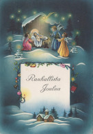 ENGEL WEIHNACHTSFERIEN Feiern & Feste Vintage Ansichtskarte Postkarte CPSM #PAH104.A - Engel