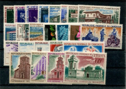 V - Cameroun : Année 1966 :Poste Aérienne 70 à 94 (sf PA 90) : 24 Timbres Tous NSC ** - Cameroon (1960-...)