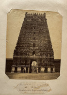 Pondichery , India Inde * Mille Et Une Incarnation Wichnou * Grande Photo Albuminée Circa 1885/1910 Format 20x16cm - Inde