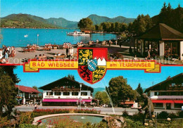 72723051 Bad Wiessee Uferpromenade Brunnen Hotel Restaurant Wappen Bayerische Al - Bad Wiessee