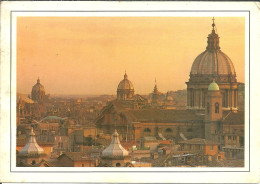 Roma (Lazio) Panorama Dal Pincio Sui Tetti E Le Cupole, View Seen From Pincio - Panoramische Zichten, Meerdere Zichten