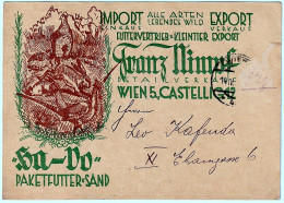 Franz Nimpf Wien Pet Shop Advertising Postkarte 14 IV 1934 - Cartes Postales