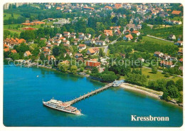 72722999 Kressbronn Bodensee Bootsanleger Faehre Fliegeraufnahme Kressbronn - Altri & Non Classificati