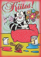 GATO GATITO Animales Vintage Tarjeta Postal CPSM #PAM192.A - Katzen