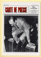 Homme Politique : CHIRAC A Le Ticket Choc / Carte De Presse (voir Scan Recto/verso)  - Figuren