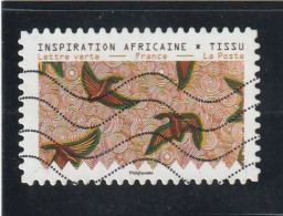 FRANCE 2019  Y&T 1667  Lettre Verte  Tissu - Used Stamps