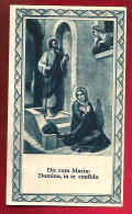 Image Pieuse Dic Cum Maria Domine In Te Confido - Mes De Les Flors - Espagnol - Est. La Milagrosa Alt DeS. Pere N° 9 - Andachtsbilder