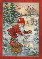 SANTA CLAUS Happy New Year Christmas Vintage Postcard CPSM #PBL108.A - Santa Claus