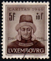 Luxembourg 1946 Caritas 5F, Used Mi 416 (Ref: 1142) - Gebraucht