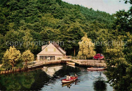 72722130 Idar-Oberstein Gebrueder Heinz Weiherschleife Bootfahren Historische Ac - Idar Oberstein