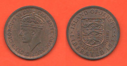Jersey 1/12 Shilling 1945 One Twelfth King George VI° Bronze Typological Coin - Jersey