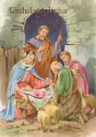 Vierge Marie Madone Bébé JÉSUS Noël Religion #PBB710.A - Jungfräuliche Marie Und Madona