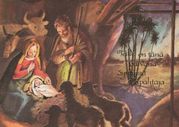 Virgen Mary Madonna Baby JESUS Christmas Religion #PBB677.A - Jungfräuliche Marie Und Madona