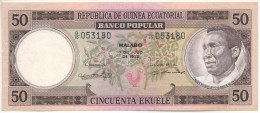 Egyenlítői-Guinea 1975. 50E T:F Equatorial Guinea 1975. 50 Ekuele C:F Krause P#10 - Unclassified