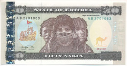 Eritrea 1997. 50N T:UNC Eritrea 1997. 50 Nakfa C:UNC Krause P#5 - Unclassified