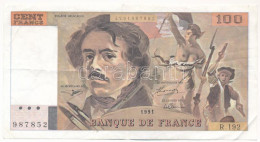 Franciaország 1991. 100Fr T:F Szép Papír  France 1991. 100 Francs C:F Fine Paper Krause P#152 - Unclassified