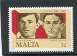 MALTA - 1985  3c  DEMONSTRATIONS  MINT NH - Malta