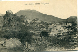 2B-CORSE  - CORTE. -  Vue. Generale.   Collection.  J.Moretti,Corté.     N°: 1160 - Corte