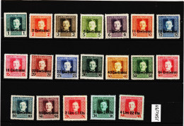 JSKc/59 ÖSTERREICH 1918 Michl 1/19 ÖSTER.-UNGAR.FELDPOST AUSGABEN Für ITALIEN ** Postfrisch Michl 10 (*) FALZ - Unused Stamps