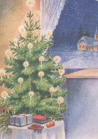 Feliz Año Navidad VELA Vintage Tarjeta Postal CPSM #PAV193.A - Neujahr