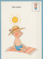 PIGS Tier Vintage Ansichtskarte Postkarte CPSM #PBR778.A - Schweine