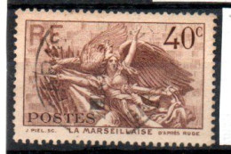 FRANCE  OB CACHET ROND YT N° 315 - Usati