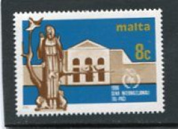 MALTA - 1986  8c  PEACE  MINT NH - Malta