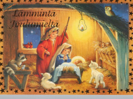 JESUCRISTO Niño JESÚS Navidad Religión Vintage Tarjeta Postal CPSM #PBP823.A - Jezus