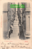 R421161 A Street Of Stairs. Malta. John Oritien. 1903 - World