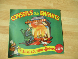 LIEBIG CONSEILS AUX ENFANTS ALBUM A COLORIER CODE ROUTE - Publicités