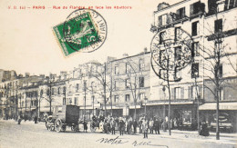 CPA. [75] > PARIS > N° F. B. 140 - RUE DES FLANDRES En FACE Des ABATTOIRS - Belle Animation - 1913 - TBE - Arrondissement: 19