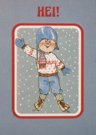 NIÑOS HUMOR Vintage Tarjeta Postal CPSM #PBV294.A - Humorous Cards